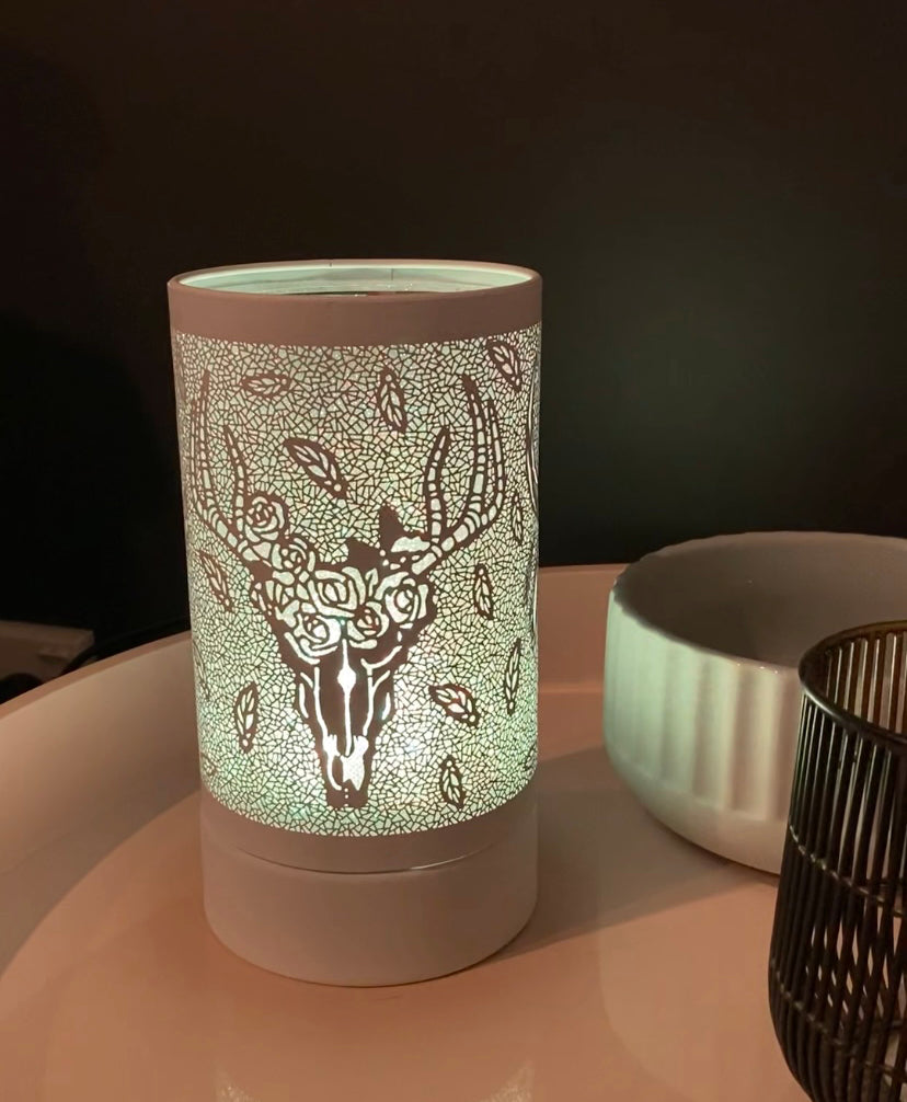 White Cow Skulls - LED Warmer