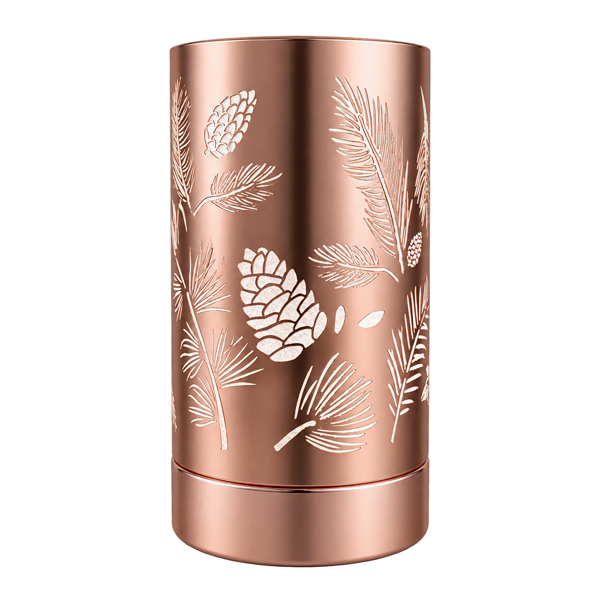 Rose Gold Feathers & Pinecones Warmer