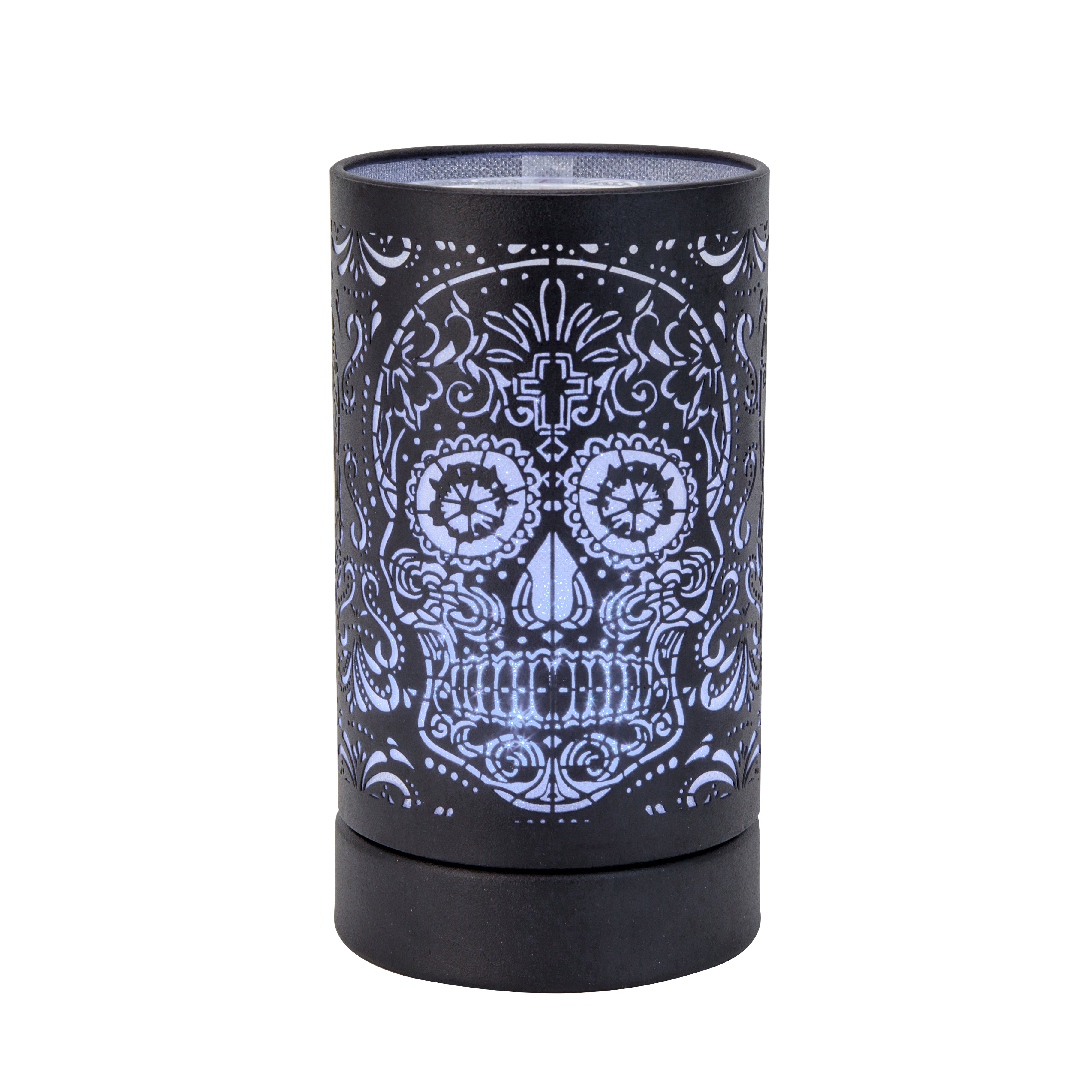 Black Skull LED warmer