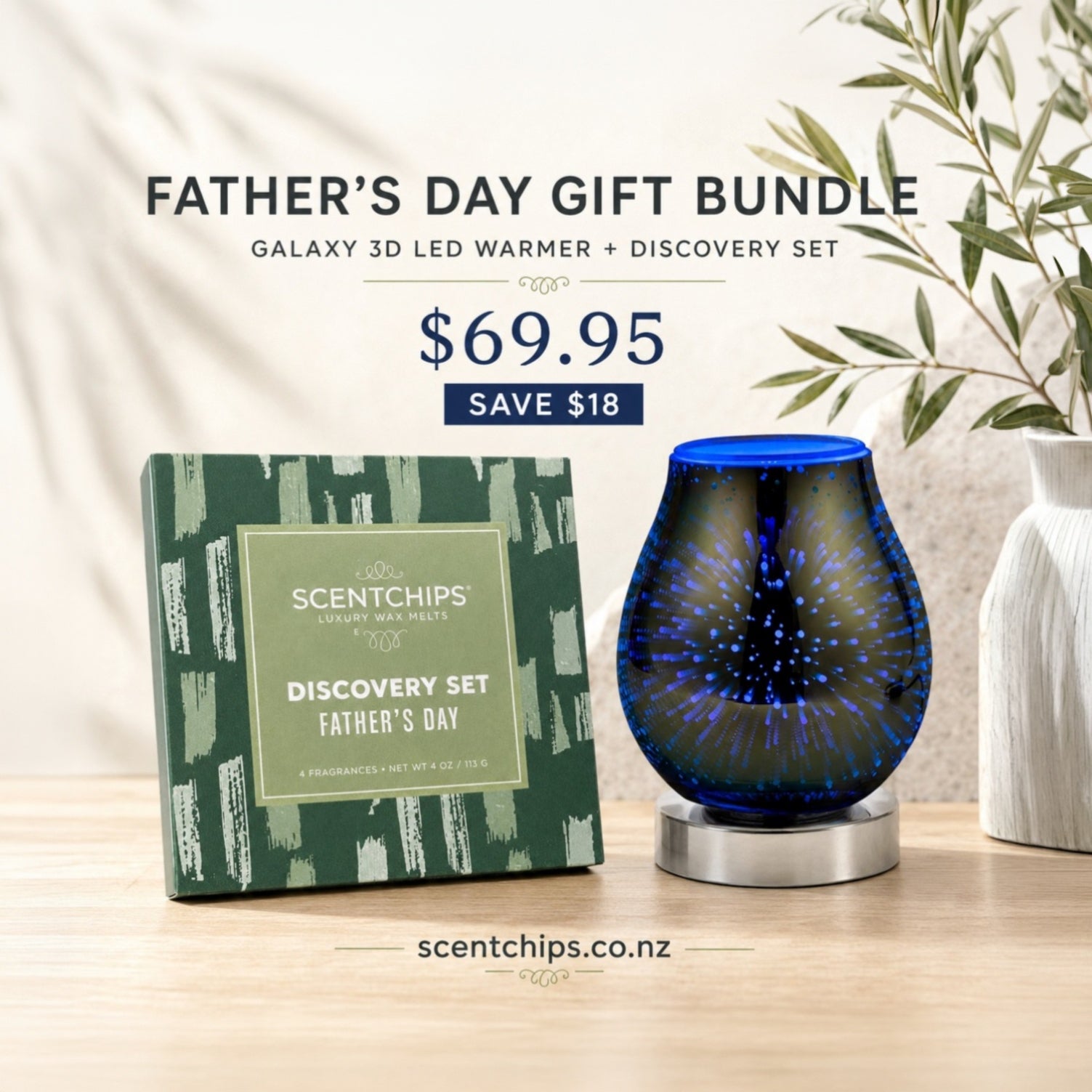 Fathers Day - Galaxy 3D LED Bundle