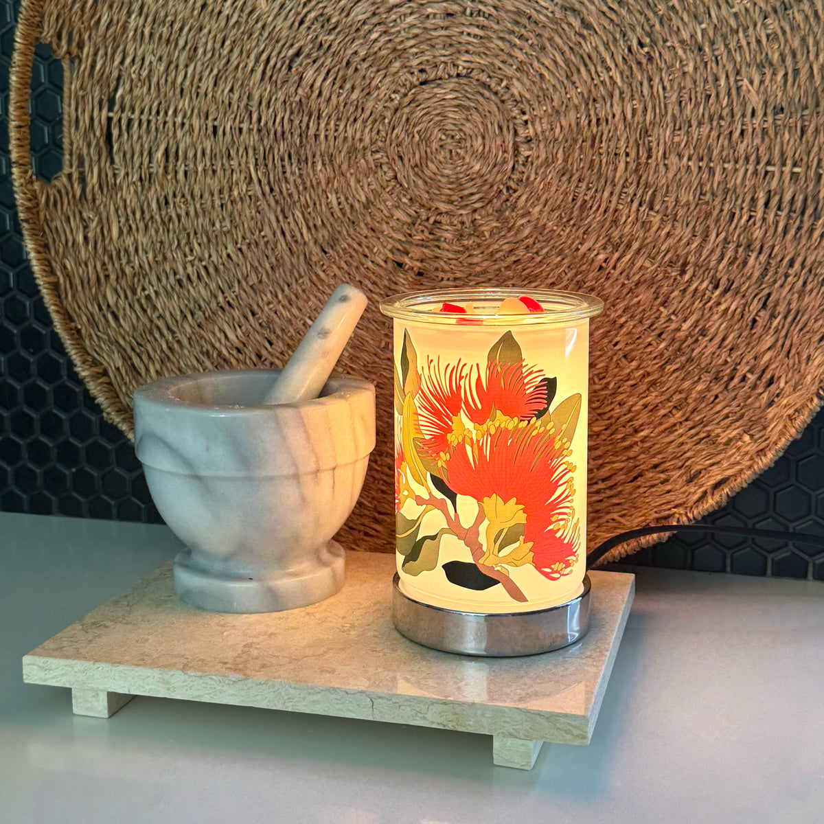 Pohutukawa Glass - Touch Warmer