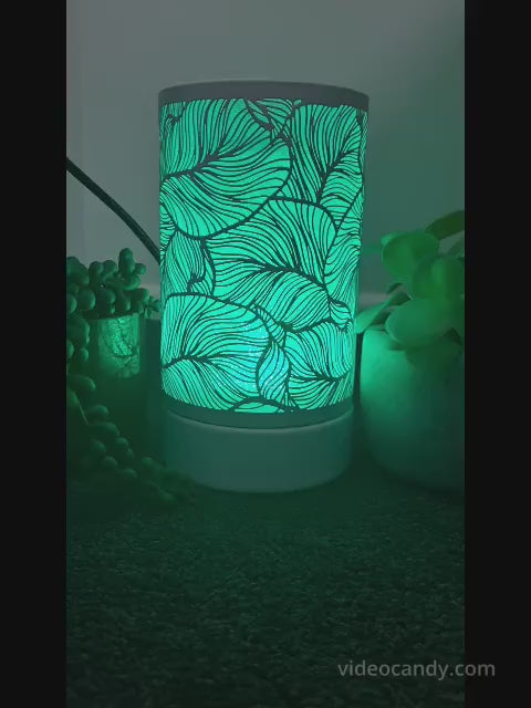 Load video: White Leaves - LED Warmer  BACK BY POPULAR DEMAND