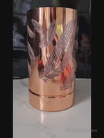 Feather - Titanium Gold Touch Lantern