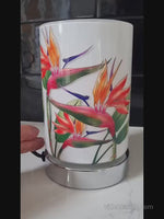 Bird of Paradise Glass - Touch Warmer