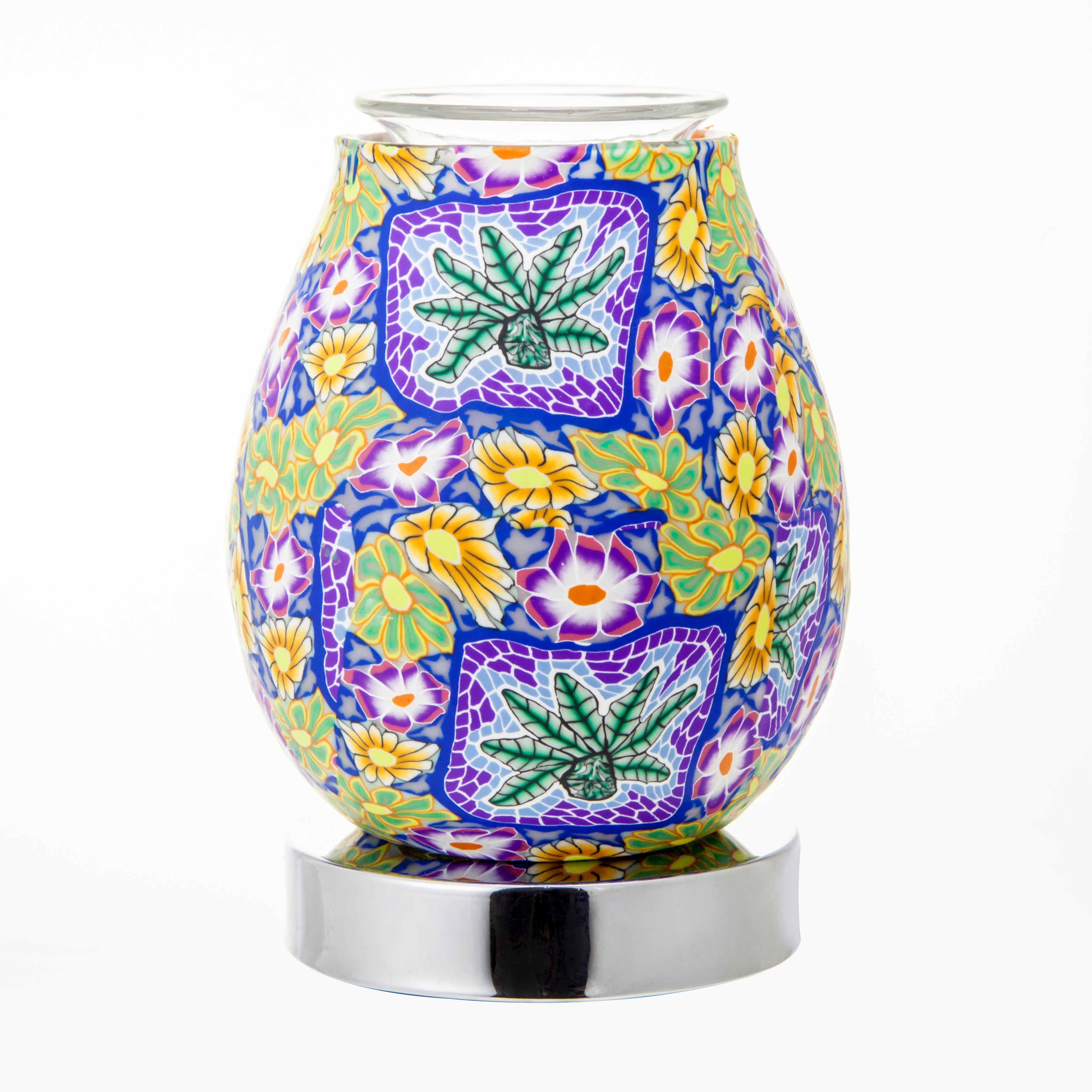 Polymer Clay LED Warmer - Flower Tiles