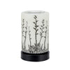 White Glass Flax - LED Warmer