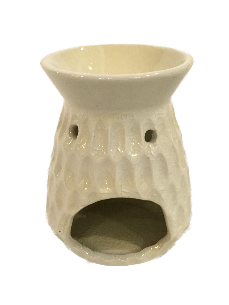 Dimpled Beige Tealight warmer